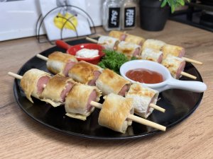 Сосиска в лаваше | вкусный перекус |лаваш что приготовить | рецепты просто