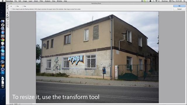 How to make realistic graffiti in Photoshop смотреть онлайн