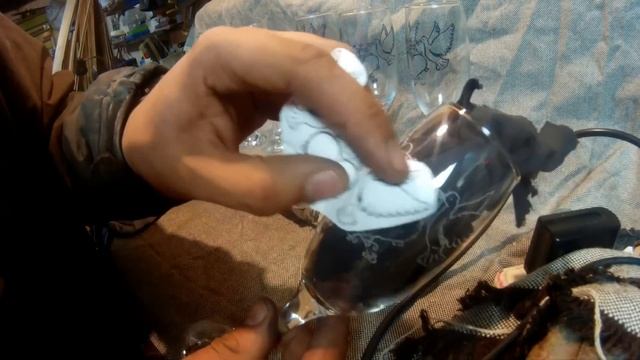 Гравировка бокалов своими руками смотреть онлайн