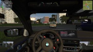 hardcore driving bmw m5 cs f90 *city car driving* #bmwm5cs