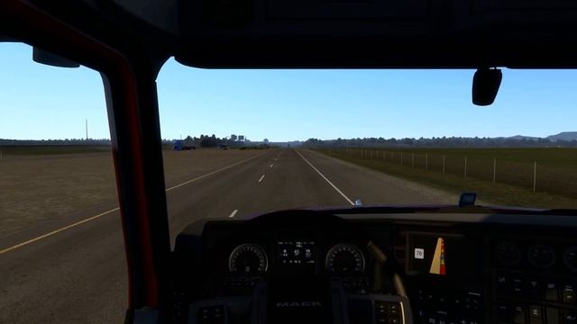 American Truck Simulator - Mack Anthem Transporting a Crawler Tractor Part 2 смотреть онлайн