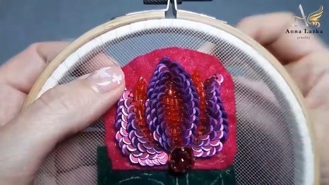 БРОШЬ ЦВЕТОК. МАСТЕР КЛАСС. BROOCH FLOWER. DIY смотреть онлайн