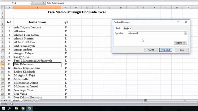 Tutorial Rumus Find di Excel смотреть онлайн