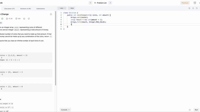 Amazon/Google/Microsoft Phone interview Question | Coin Change | Java | Dynamic Programming смотреть онлайн