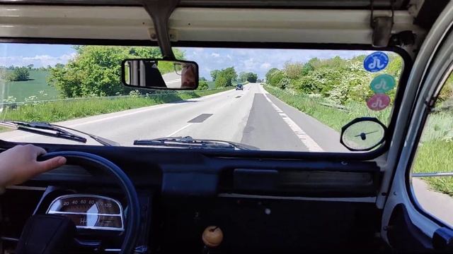 Citroen 2CV Driving - Unedited