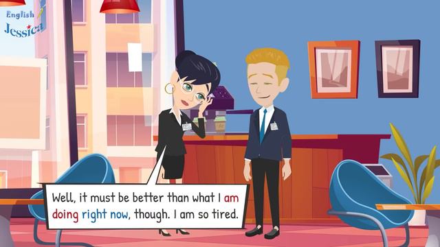 What are you doing? Present Continuous - Basic English Grammar Class смотреть онлайн