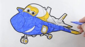 Раскраска СУПЕР КРЫЛЬЯ ДЖЕТТ и его друзья для детей и малышей!!