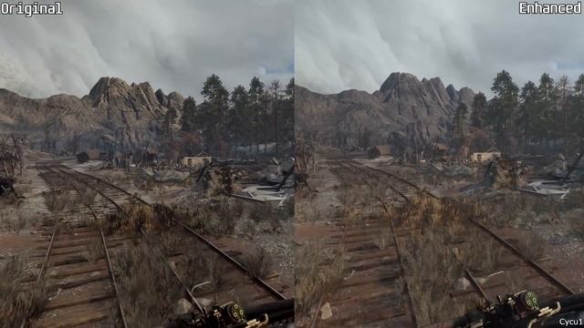 Metro Exodus Enhanced Edition vs Original RTX 3080 Ray Tracing ON 4K Graphics Comparison смотреть онлайн