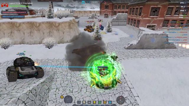 Vulcan Bouncy/Paladin/Crisis on Red Alert CP | Tanki Online | танки Онлайн смотреть онлайн