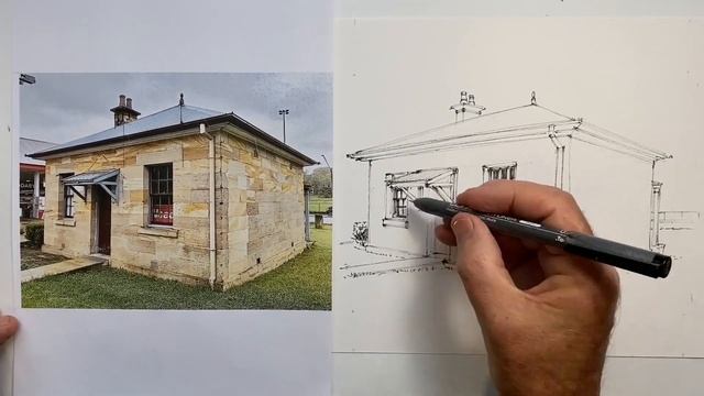 Beginners Drawing Buildings Can Still Be Realistic! смотреть онлайн