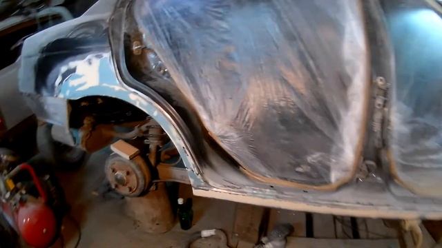 Кузовной ремонт Nissan Sunny часть 14… смотреть онлайн