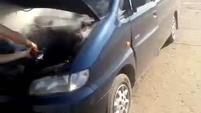 Загорелся Hyundai H200 смотреть онлайн