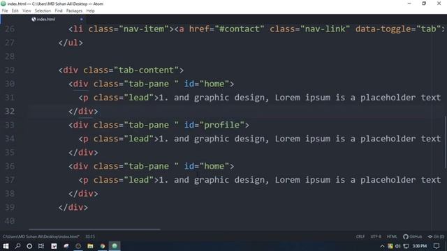 Bootstrap4 tab and pill bangla tutorial . Md Sohan Ali, work24sohan смотреть онлайн