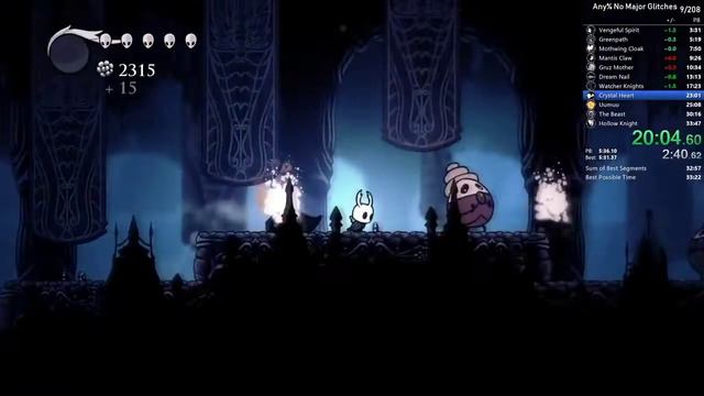Hollow Knight speedrun commenté fr (any%) смотреть онлайн