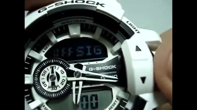 Функции в часах G-Shock GA-400-1AER смотреть онлайн