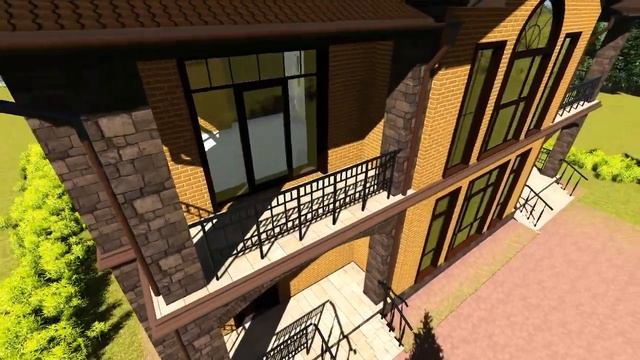 Проект дома из кирпича в Туле и Москве смотреть онлайн