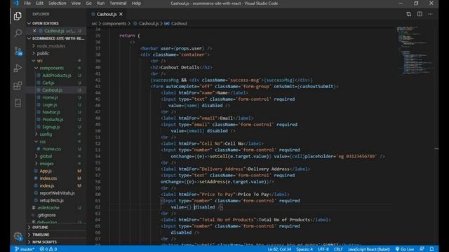 Ecommerce Store using React and Firebase #8 Cashout смотреть онлайн
