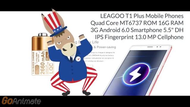 LEAGOO T1 Plus Quad Core 16G RAM 3G Android 6.0 телефон с aliexpress смартфон смотреть онлайн