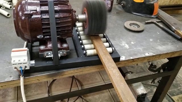 Зачистной станок для профильной трубы смотреть онлайн