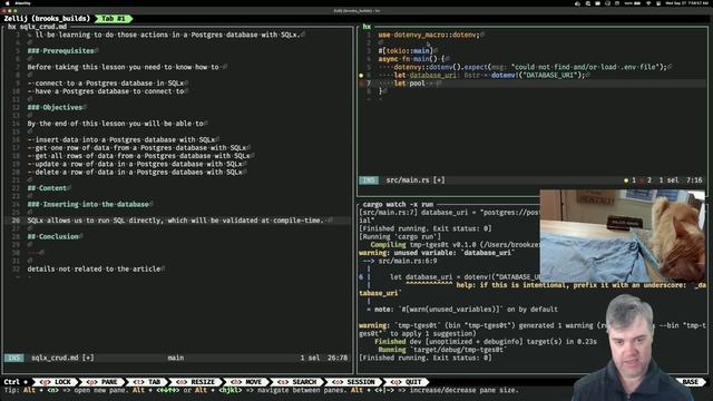 Stream archive: SQLx Rust (2023-09-27) смотреть онлайн