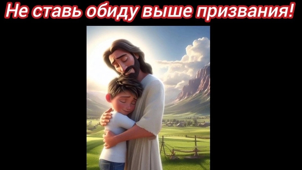 Не ставь обиду выше призвания.