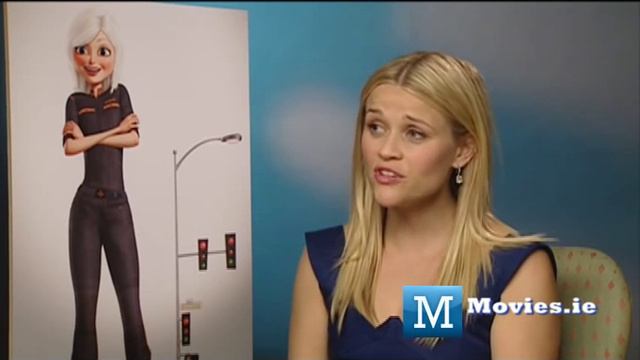 Reese Witherspoon Fun Interview with the Monsters V Aliens, Pharm Girl actress смотреть онлайн