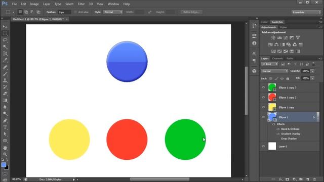 60 Second Photoshop Tutorial : Copy, Paste, And Clear Layer Styles -HD-