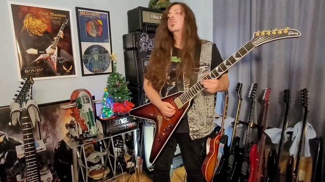 Gibson Custom Shop Dave Mustaine Flying V Trans Amber Review смотреть онлайн