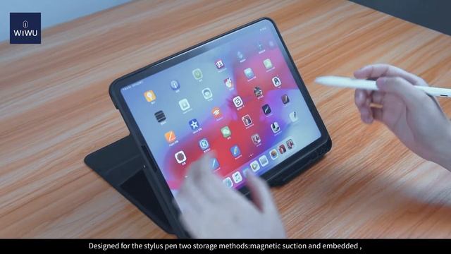 WiWU Smart keyboard folio for Ipad смотреть онлайн