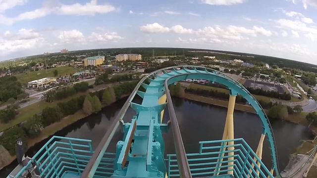 Kraken (1080p POV) Seaworld Orlando, Fl
