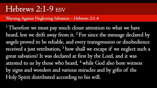 2022 0622 - Hebrews 2:1-9 - Psalm 8:4-6 смотреть онлайн