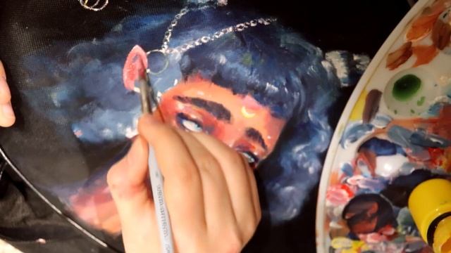 ??✨разрисовала чехол от гитары ! ?✨рисую акрилом на футляре от гитары custom guitar смотреть онлайн