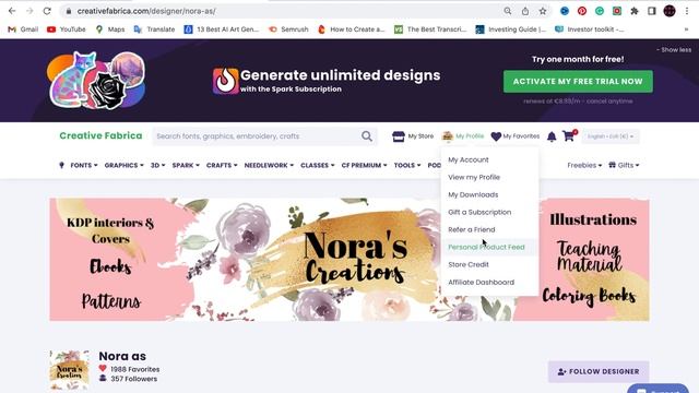 Creative Fabrica Earnings