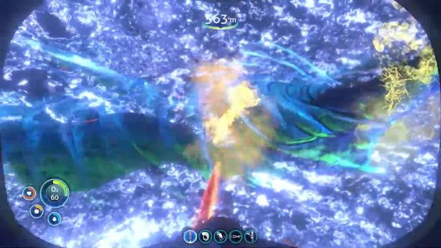 Subnautica - Killing a Ghost Leviathan with a knife смотреть онлайн