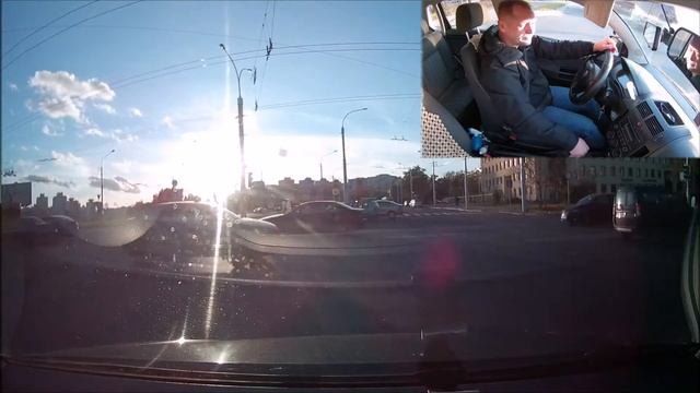 Выезд из ГАИ Семашко налево смотреть онлайн