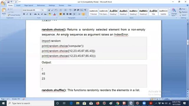 Standard Moules random, re and its functions in Python смотреть онлайн