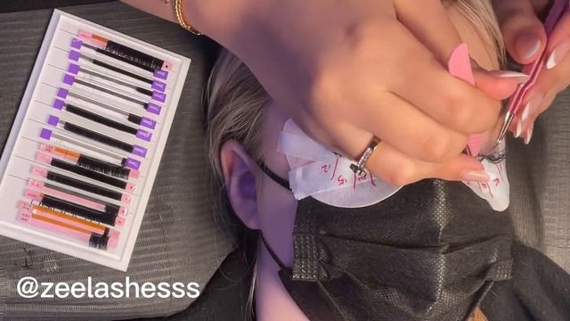 LASH WITH ME PT.2 | WISPY HYBRIDS | How to deal with clients☺️??♀️| ZEE LASHES смотреть онлайн