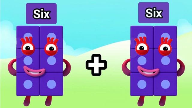 NUMBERBLOCKS ADDING BIG NUMBERS - DUPLICATE ADDING TEXT FORMAT! FunLaughLearn