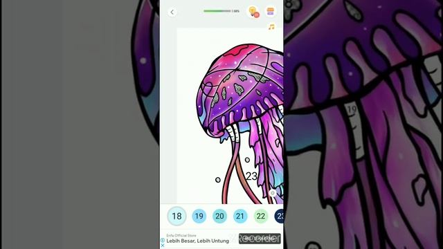 Paint By Number - Free Coloring Book & Puzzle Game - Jellyfish смотреть онлайн