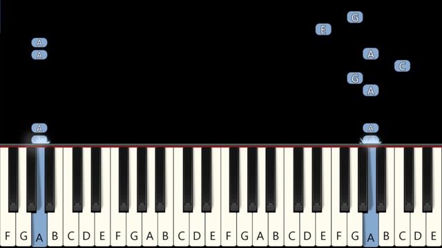 Toothless Dancing - Almost Only White Keys - Fast and Slow (Easy) Piano Tutorial смотреть онлайн