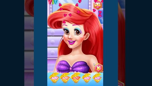 Mermaid Princess Love cinderella dress up games смотреть онлайн