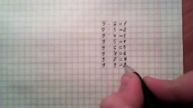 Как выучить таблицу умножения на 9 смотреть онлайн