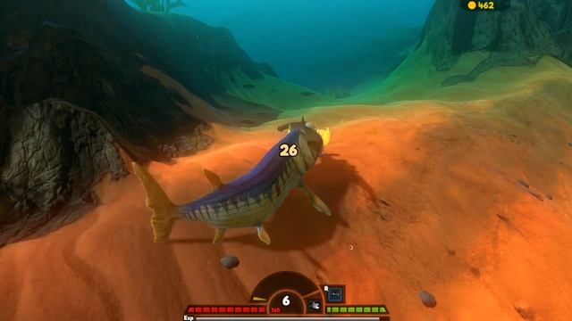 Feed And Grow играем за Ксифактина - Play Feed And Grow For Xiphactinus