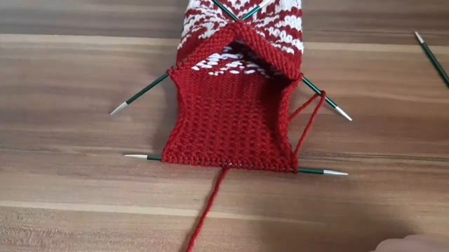 Новогодние носочки/Жаккард смотреть онлайн