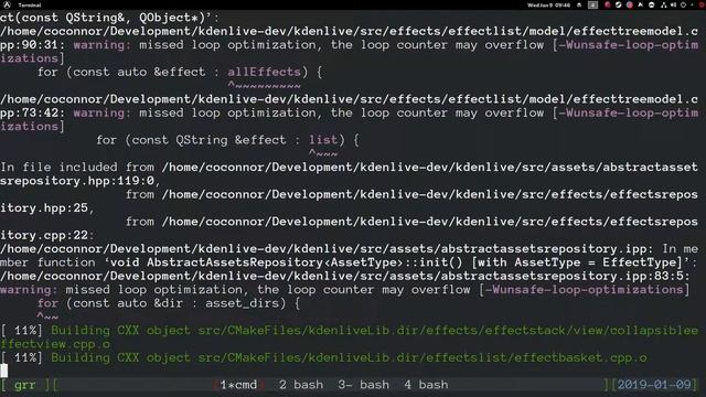 QueueQueueHack Live Stream - kdenlive bug hunting смотреть онлайн