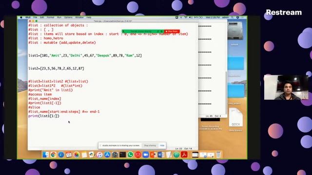 Basic Python Live Session Day- 6 | List Data Structure | KR Network Cloud смотреть онлайн