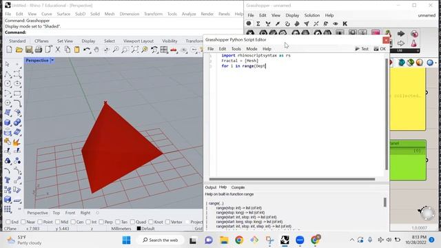 Python 4 Grasshopper: 3D Fractal Tutorial! смотреть онлайн