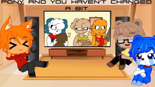 Piggy reacting to //Gacha club// (reaction: Foxy, Pony and Clowny) смотреть онлайн