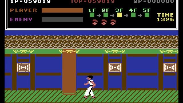 Kung-Fu Master Longplay (C64)