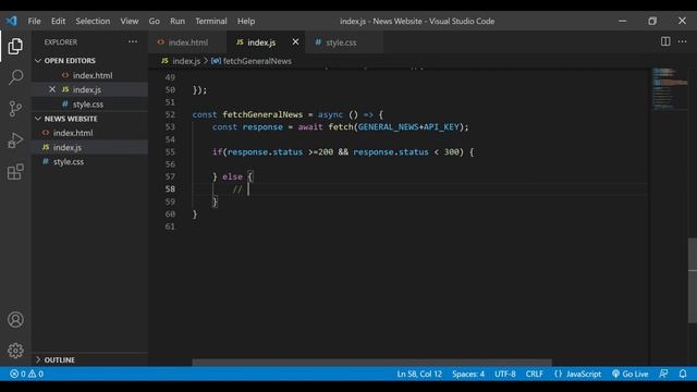 How to create news website | HTML, CSS & JAVASCRIPT #1 смотреть онлайн